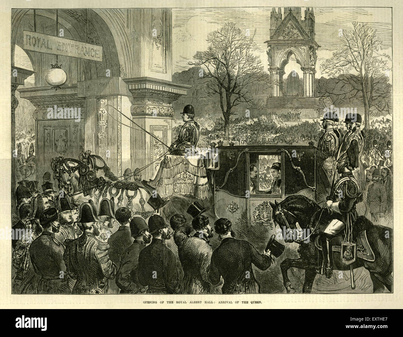 1870S UK Illustrated London News piastra del magazzino Foto Stock