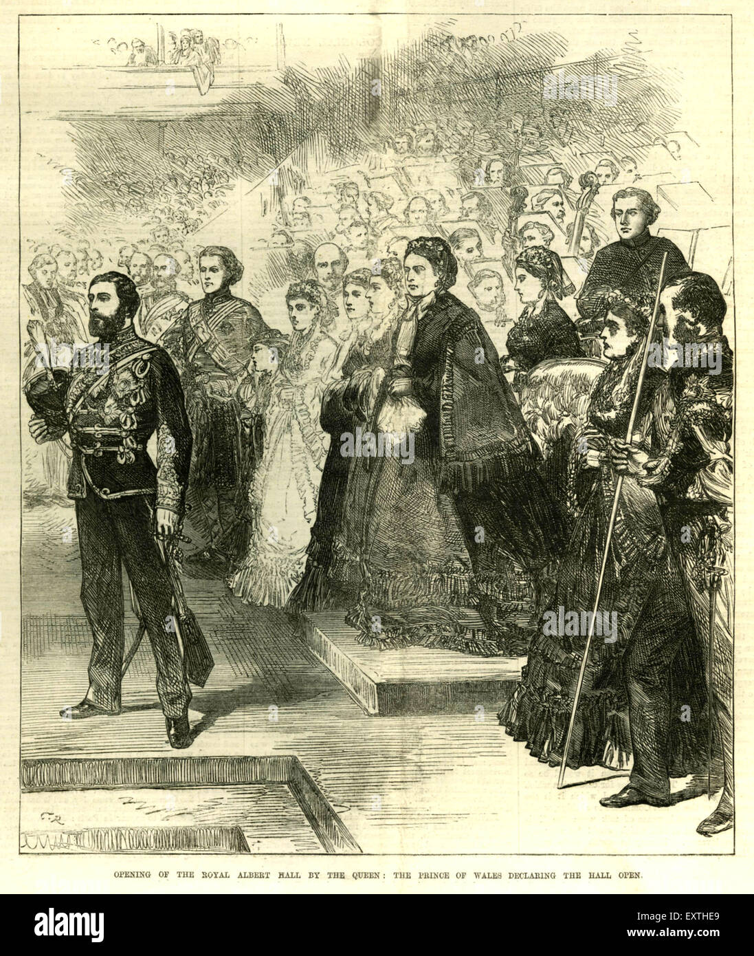 1870S UK Illustrated London News piastra del magazzino Foto Stock