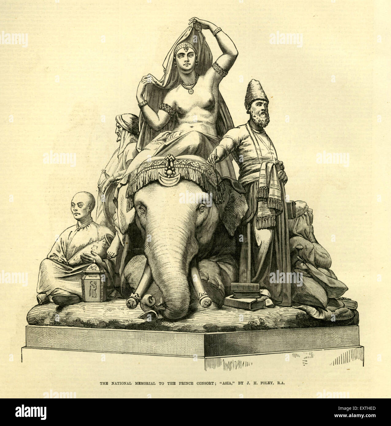 1870S UK Illustrated London News piastra del magazzino Foto Stock