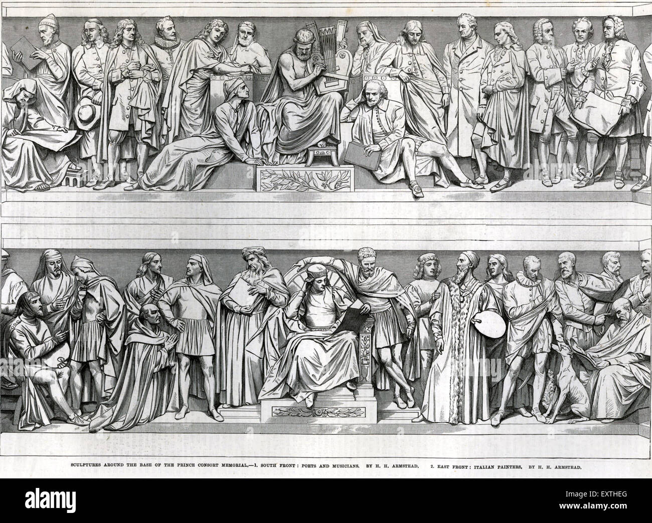 1870S UK Illustrated London News piastra del magazzino Foto Stock