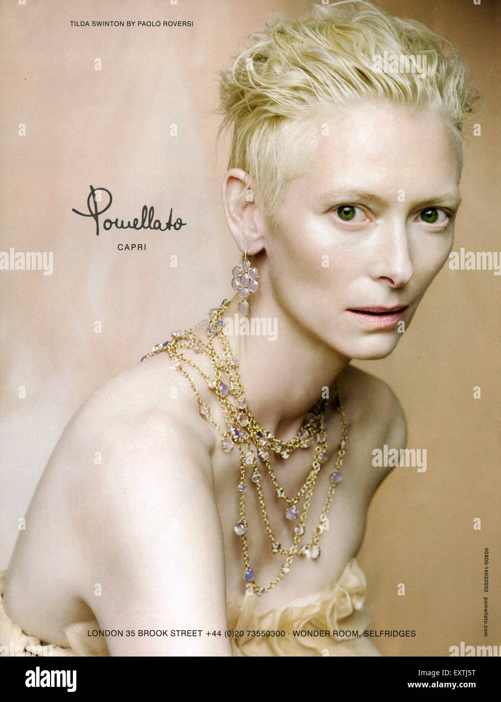 2010S UK Pomellato Magazine annuncio pubblicitario Foto Stock