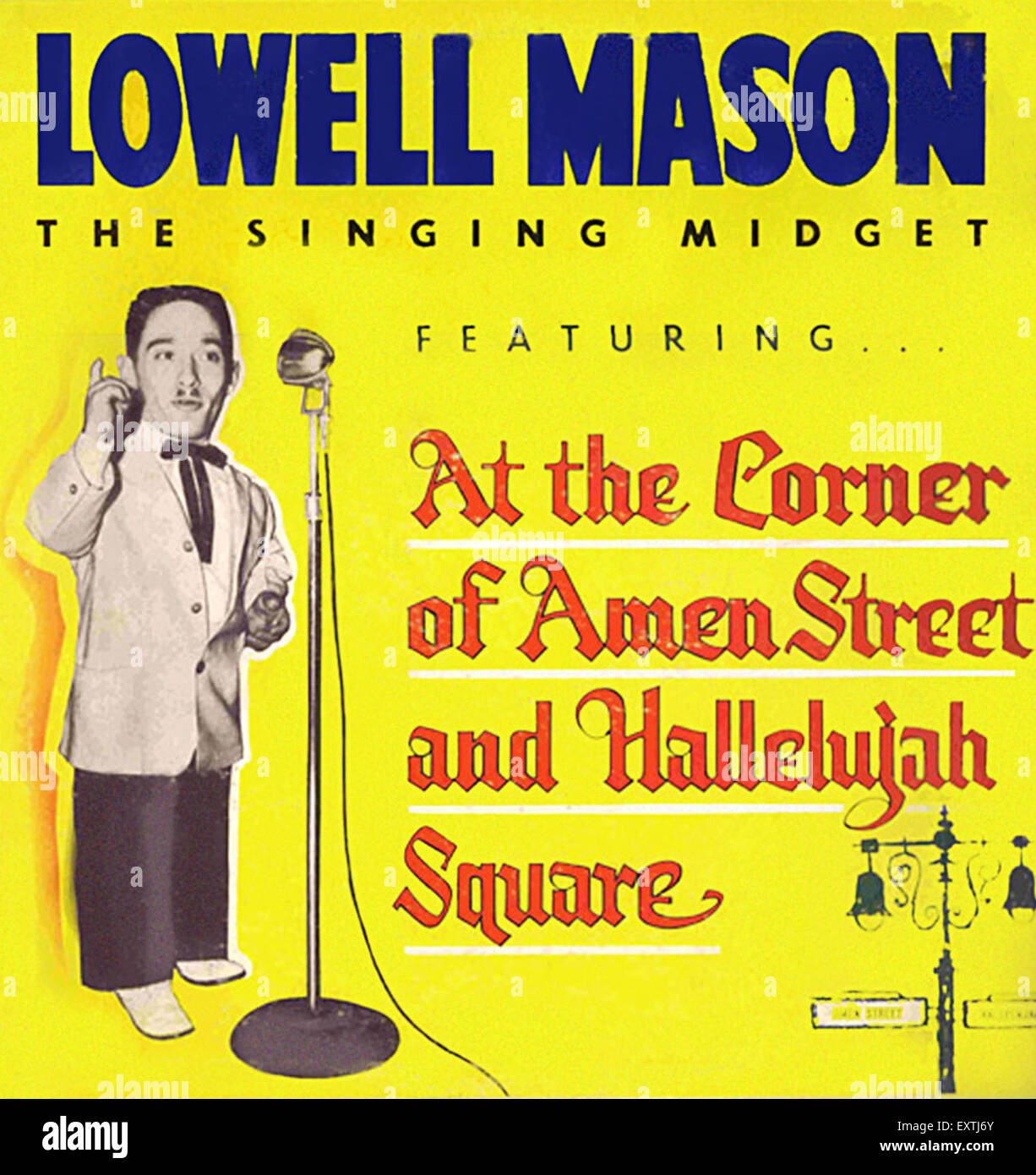 Anni Cinquanta STATI UNITI Lowell Mason copertina Album Foto Stock