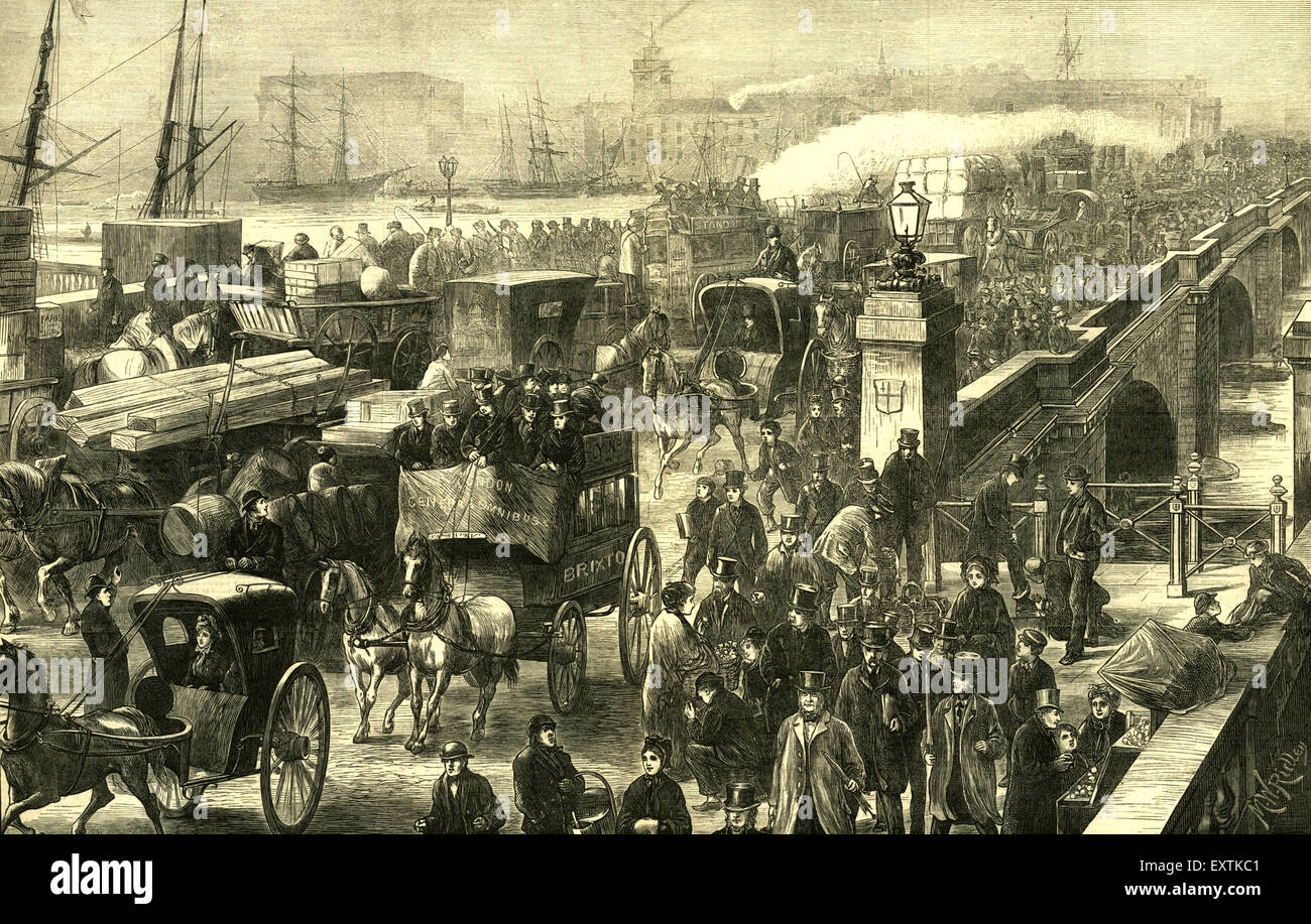 1870S UK Il Illustrated London News piastra del magazzino Foto Stock