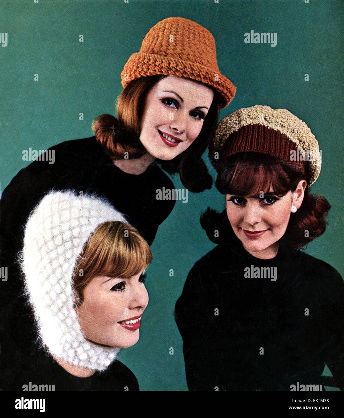 1960S UK Hayfield schemi di lavorazione a maglia Foto Stock