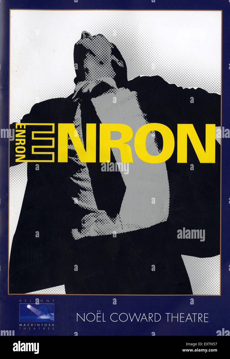 2010S UK Enron Poster Foto Stock