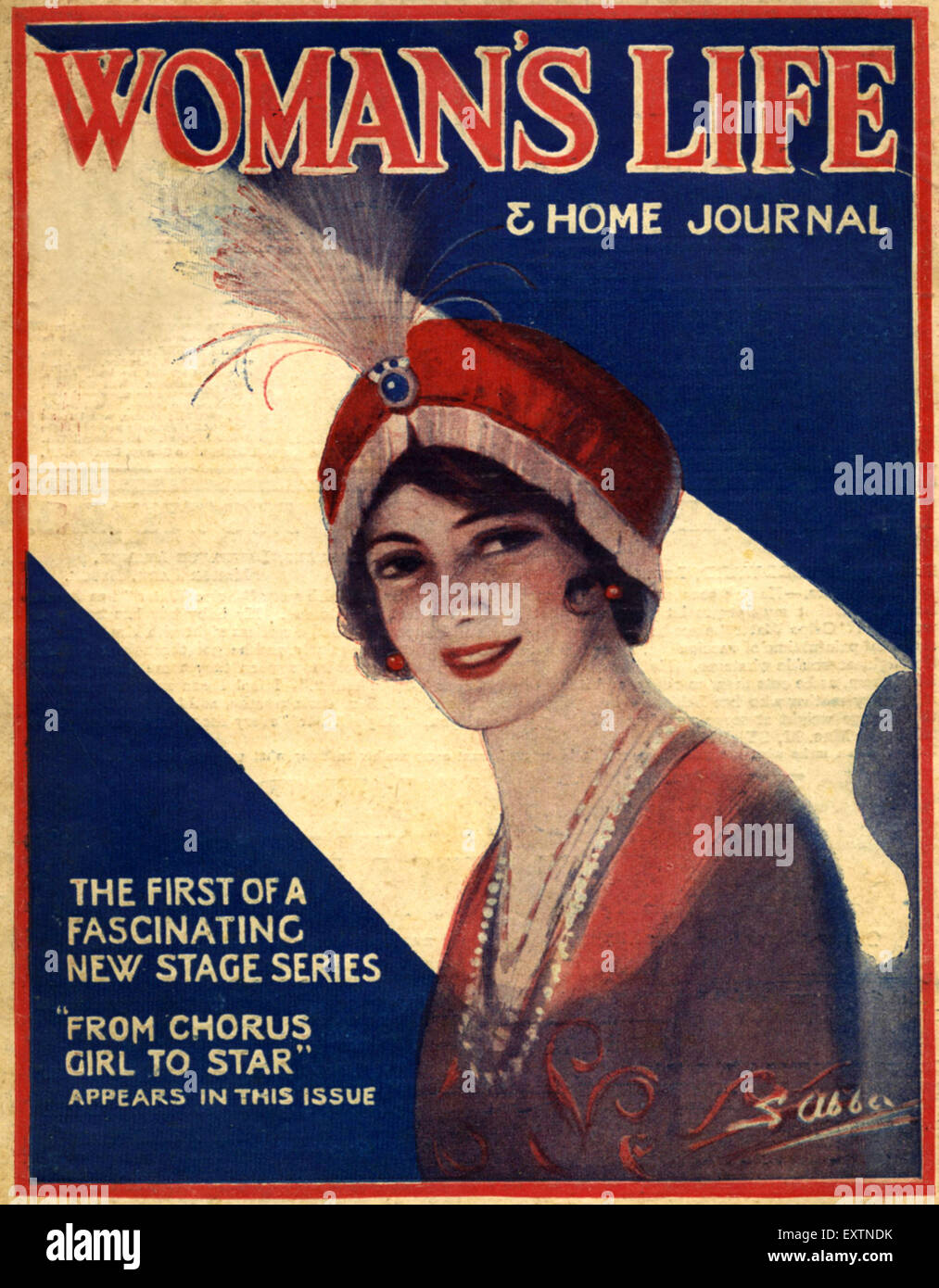 1910S UK Womans Life Foto Stock