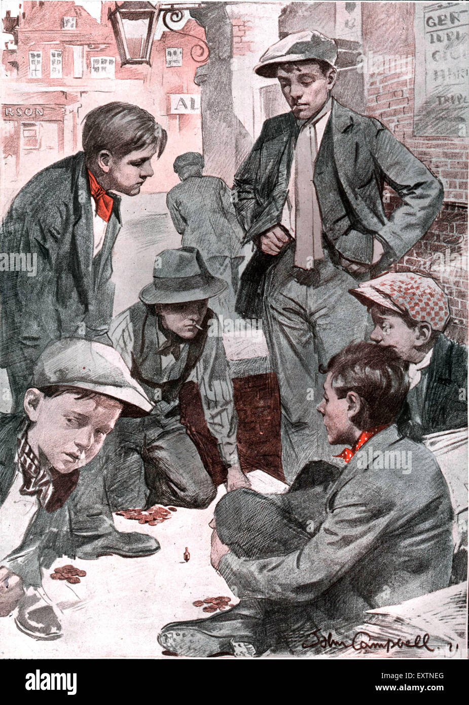 1920S UK Il Illustrated London News piastra del magazzino Foto Stock