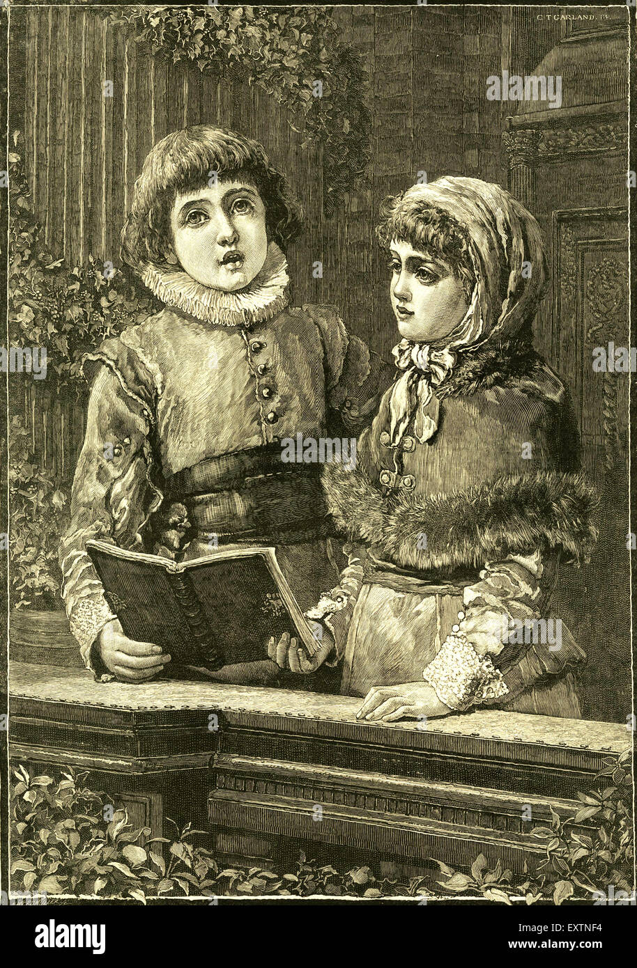 1880 UK Illustrated London News piastra del magazzino Foto Stock