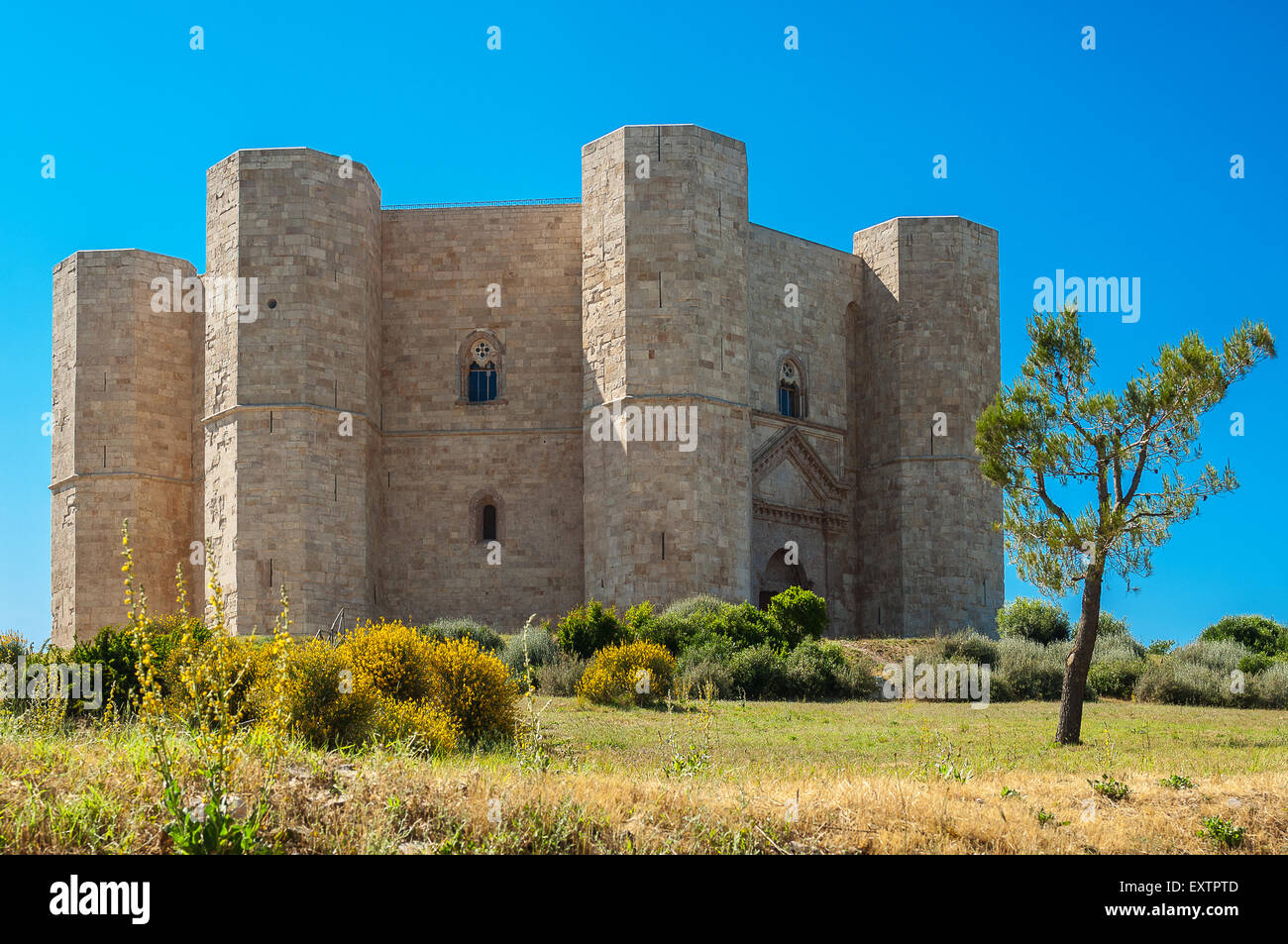 Italia Puglia Castel del Monte - Il castello di Federico II di Svevia Foto  stock - Alamy