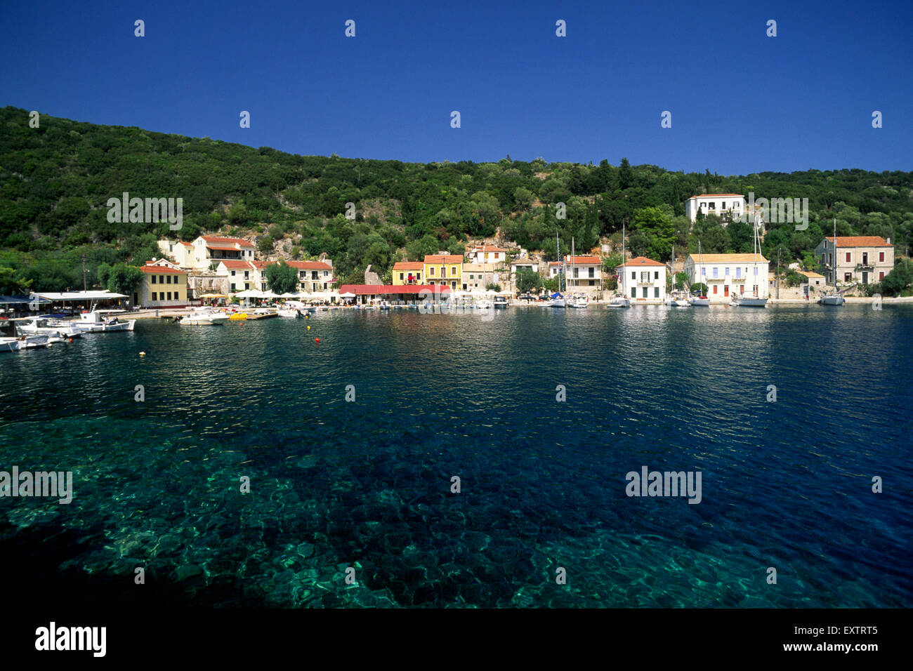 Grecia, Isole Ionie, Itaca, Kioni Foto Stock