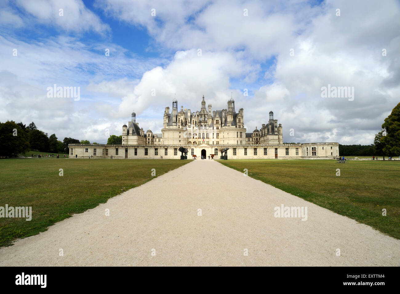 Francia, Valle della Loira, castello di Chambord Foto Stock