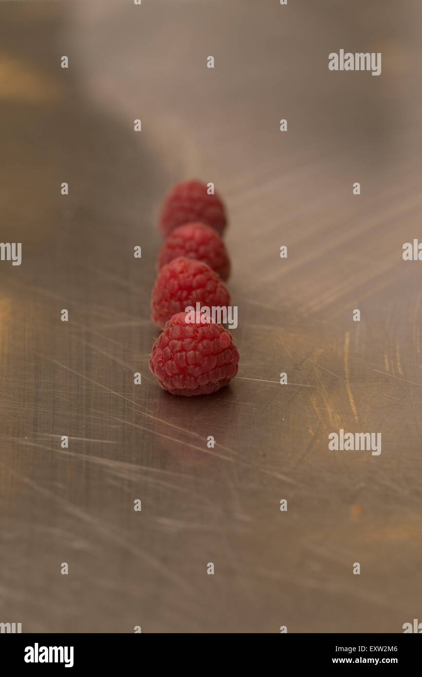 Lampone, dieta, dolce, Berry, organico, mature, sani, estate, closeup, dessert, vitamina, deliziosi rasberry, macro, cottura, n Foto Stock