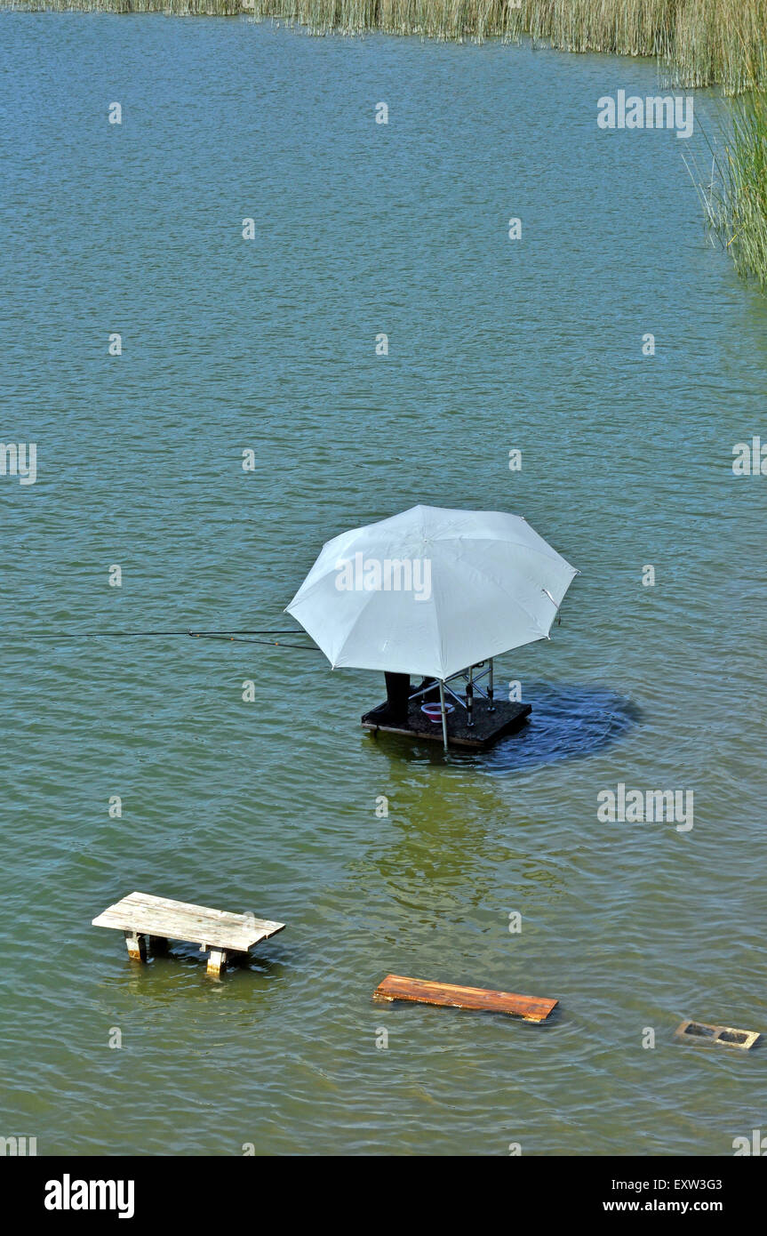 Lago di pesca Merced, San Francisco Foto Stock