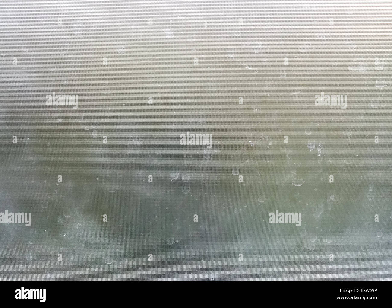 Sporco vetro paratia nel bagno moderno. Foto Stock