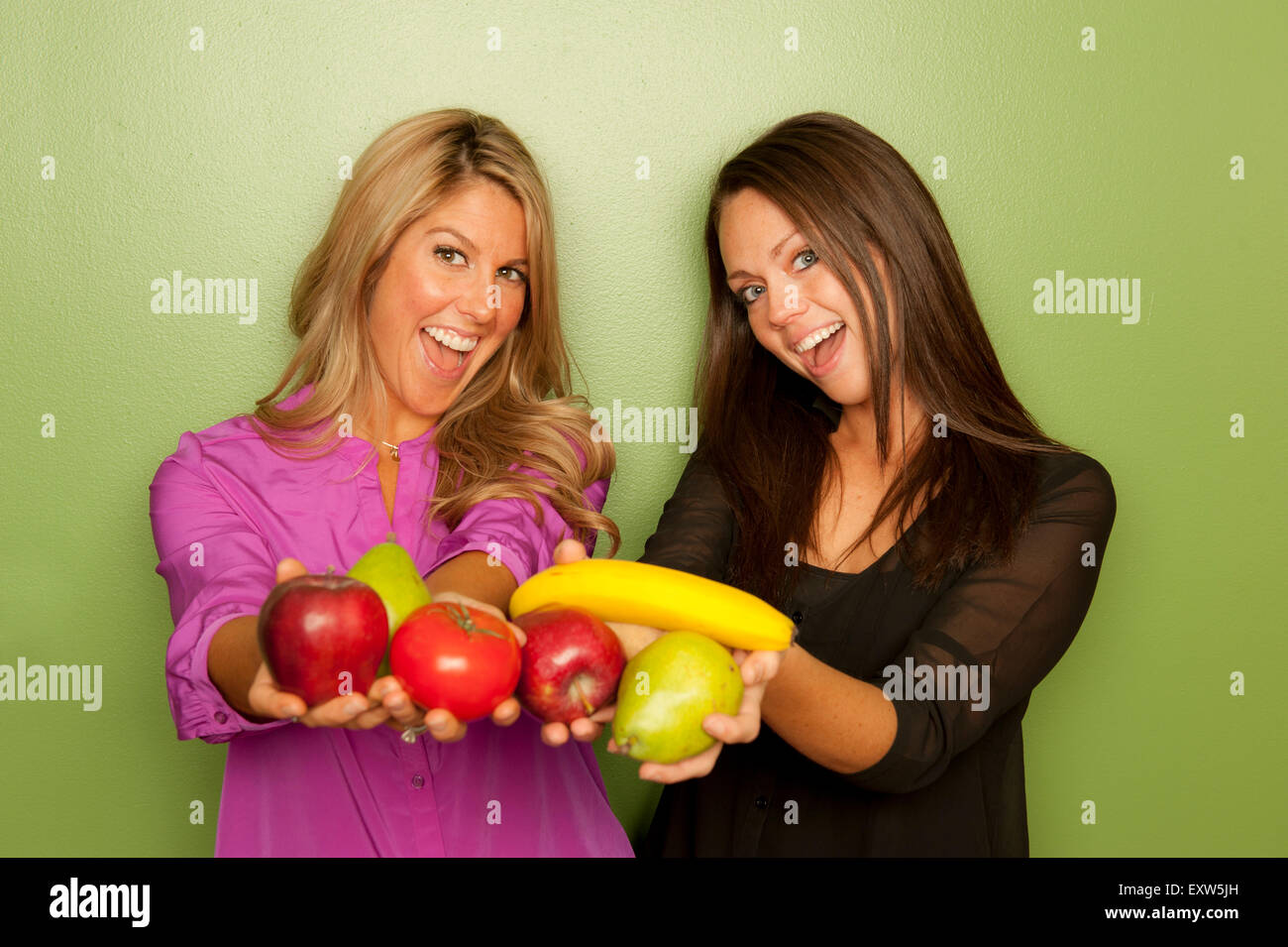 I nutrizionisti femmina Foto Stock