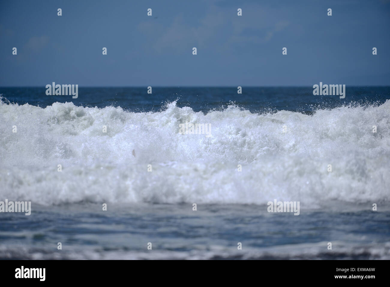 Kaigan Kugenuma, Kanagawa, Giappone. Il 15 luglio 2015. Vista generale, luglio 15, 2015 - Surf : Mondo Surf League (WSL) Serie di qualifica, Murasaki Sport presenta Shonan aperto a Kugenuma Kaigan, Kanagawa, Giappone. © AFLO SPORT/Alamy Live News Foto Stock