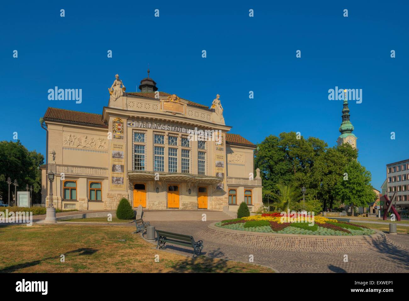 Stadttheater Klagenfurt, Carinzia, Austria Foto Stock