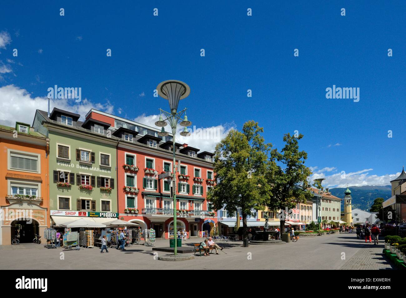 Vecchia città di Lienz, Tirolo, Austria Foto Stock