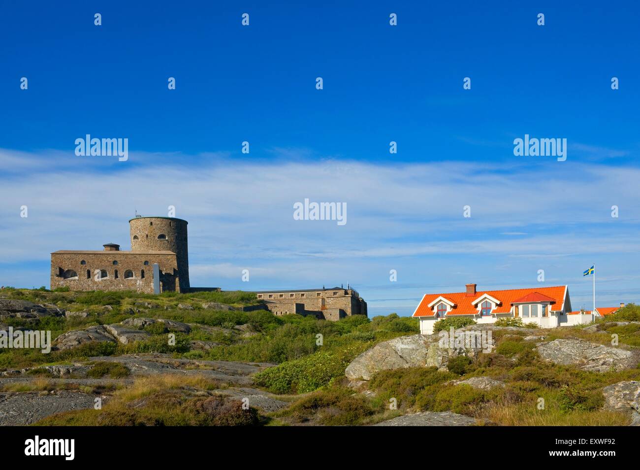 Marstrand Castello, Bohuslan, Svezia Foto Stock