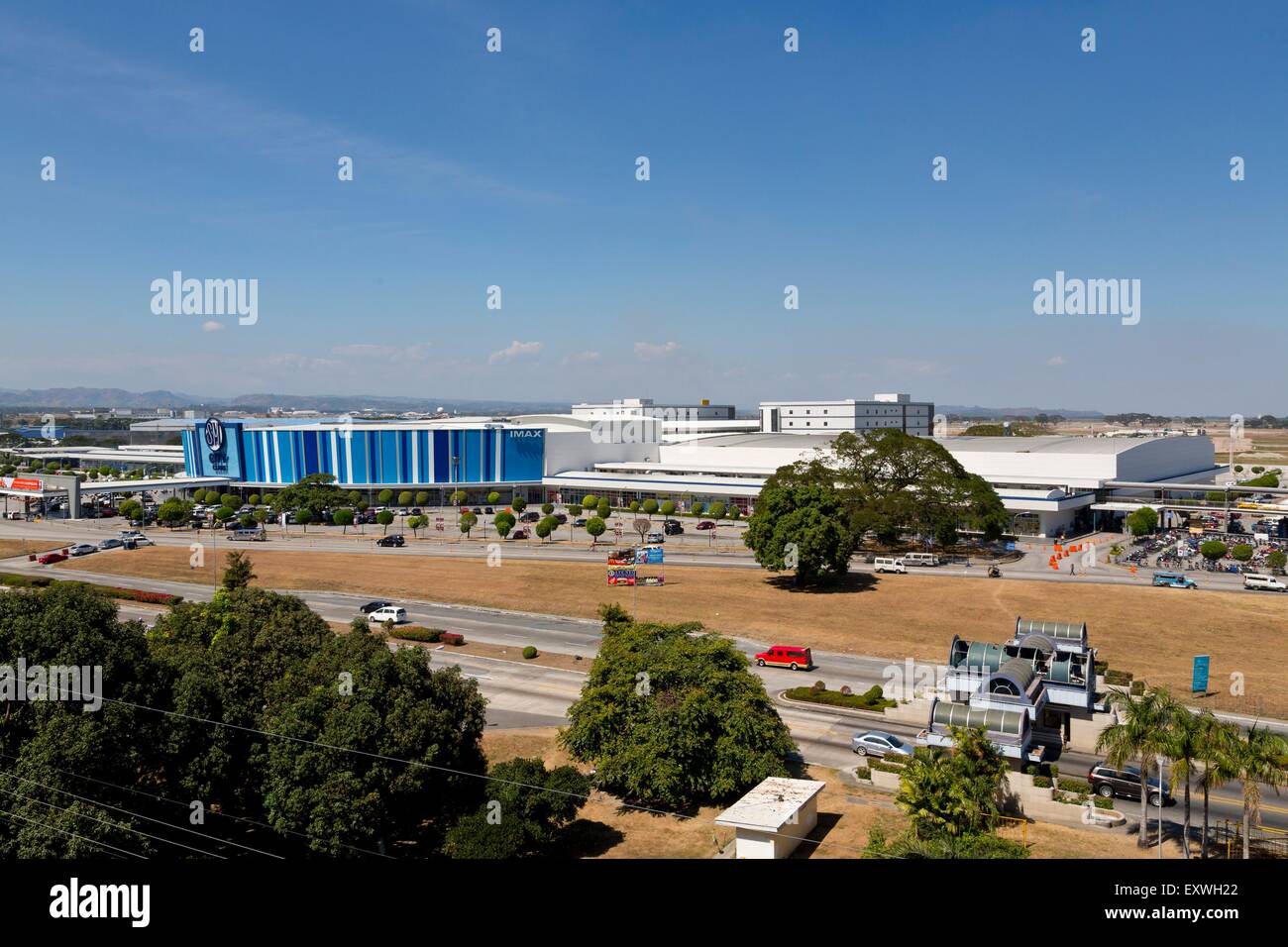 Vista sulla città, Angeles City, Luzon, Filippine, Asia Foto Stock