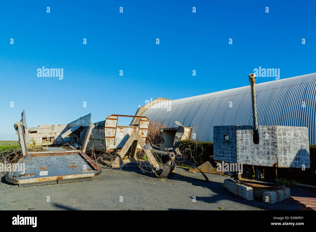 A D Day Museum in Normandia, Calvados, Francia Foto Stock