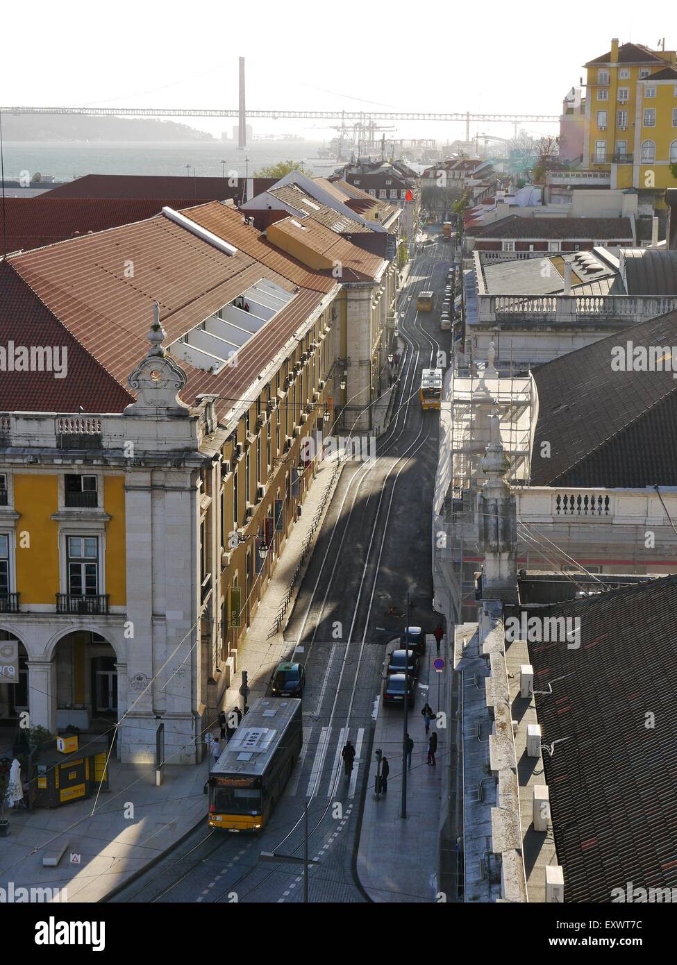 Scena cittadina, Lisbona, Portogallo, Europa Foto Stock
