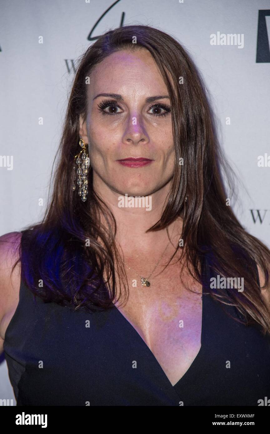 New York, NY, STATI UNITI D'AMERICA. 16 Luglio, 2015. Melissa Wilhelmina Cooper presso gli arrivi per Wilhelmina modelli New York la moda maschile settimana parte, Marquee, New York, NY Luglio 16, 2015. Credito: Steven Ferdman/Everett raccolta/Alamy Live News Foto Stock