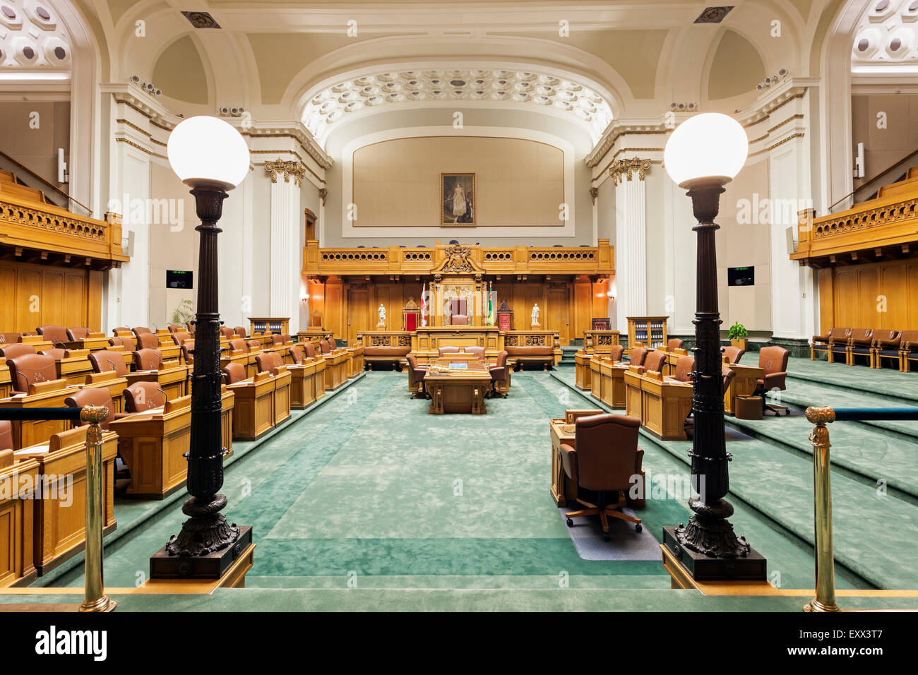 Interno del Saskatchewan edificio legislativo Foto Stock