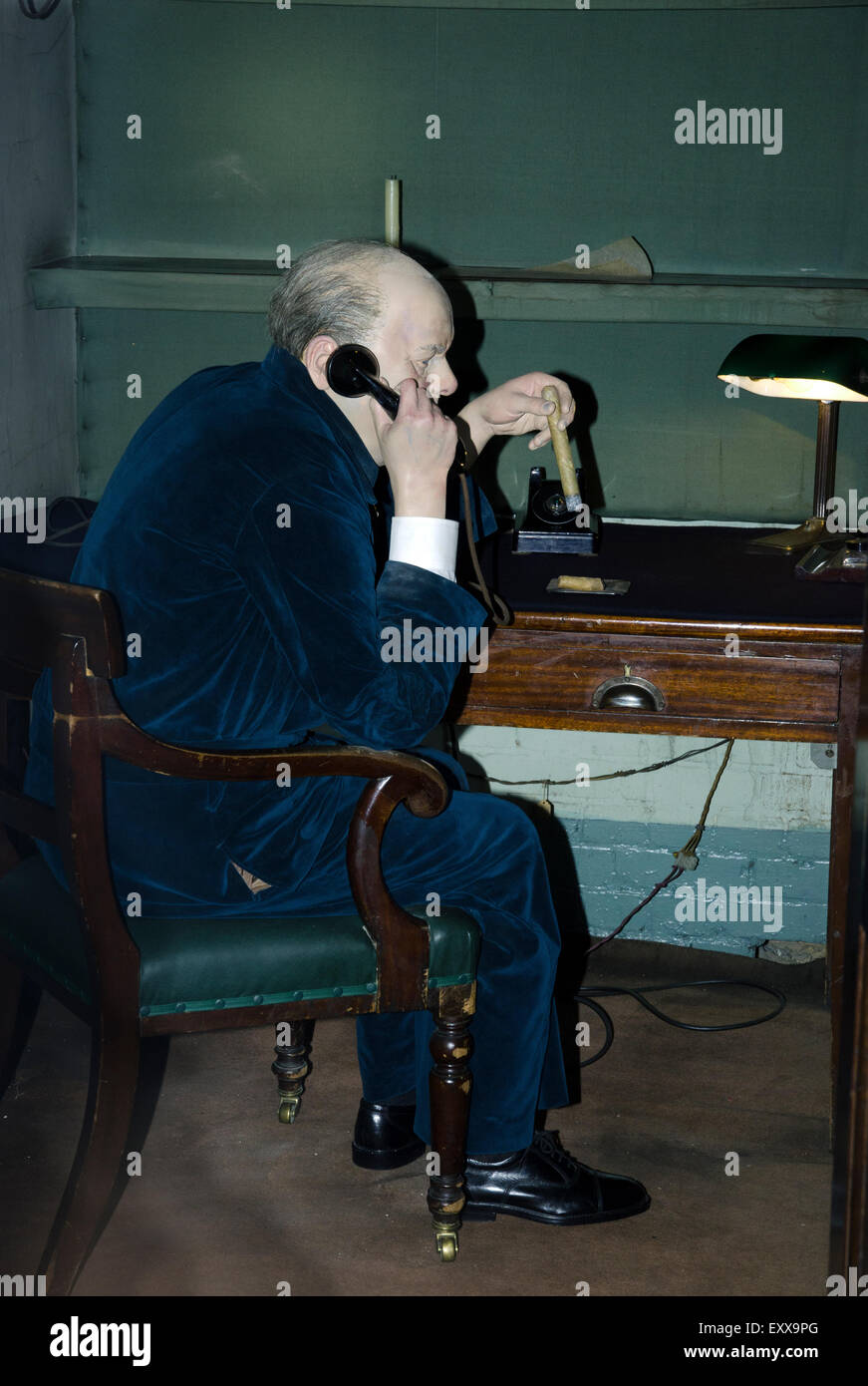 Churchill Cabinet War Rooms tesoro Londra Foto Stock