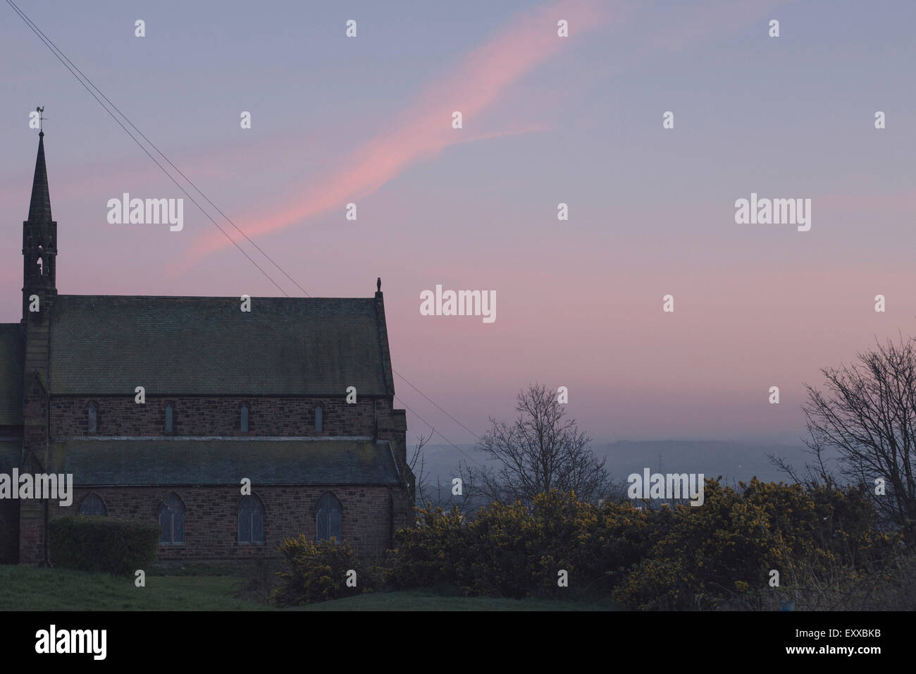 Chiesa di Santa Maria, runcorn, cheshire Foto Stock