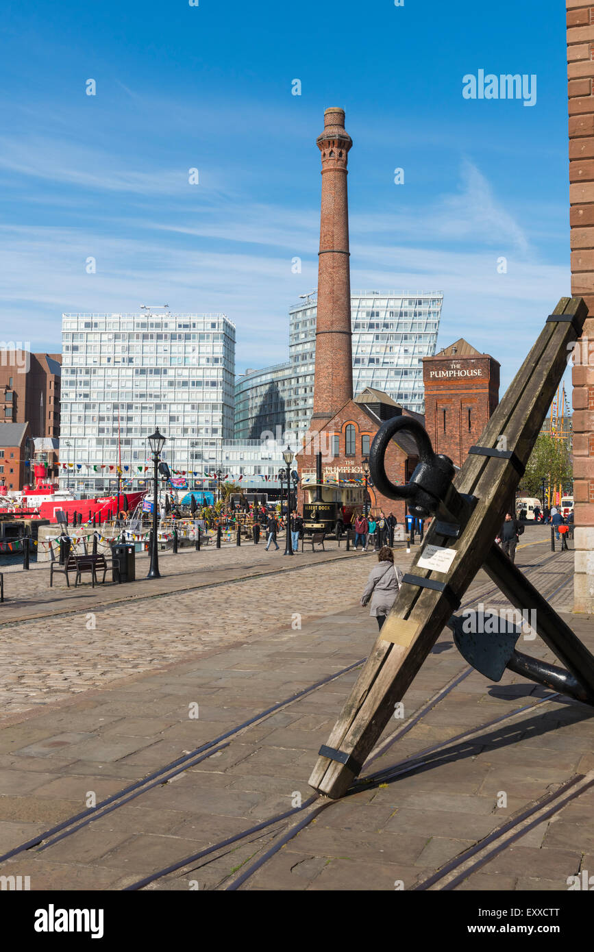 Albert Dock, Liverpool, England, Regno Unito Foto Stock