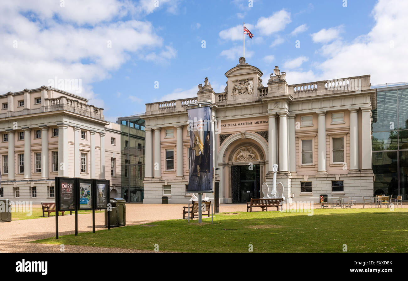Il National Maritime Museum di Greenwich, London, England, Regno Unito Foto Stock