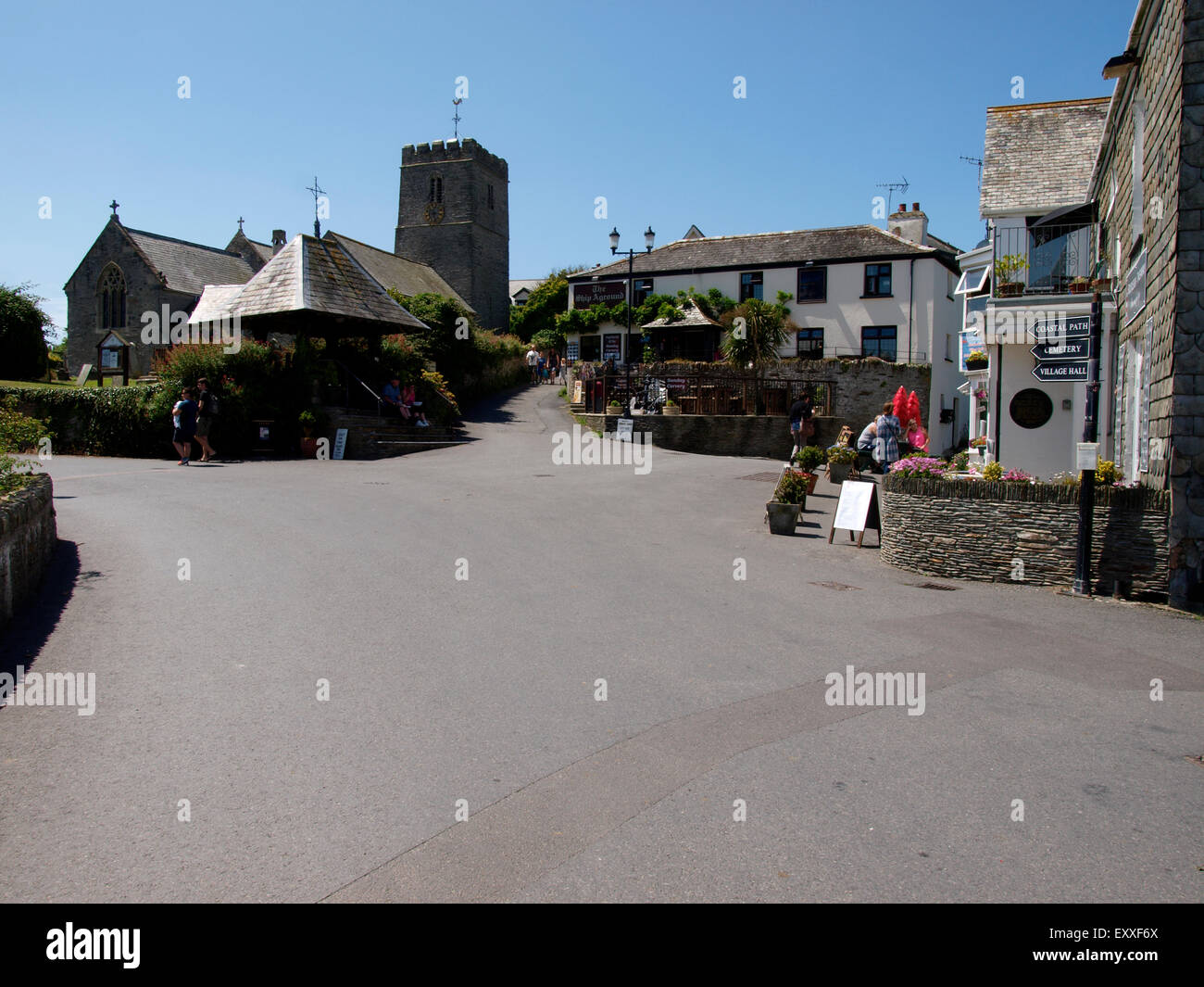 Mortehoe, Woolacombe, Devon, Regno Unito Foto Stock