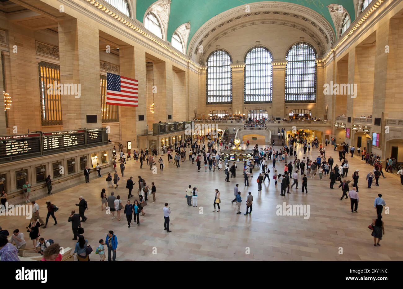 NEW YORK - 27 Maggio 2015: Grand Central Terminal è un " commuter " terminale ferroviario a 42nd Street e Park Avenue a Midtown Manha Foto Stock