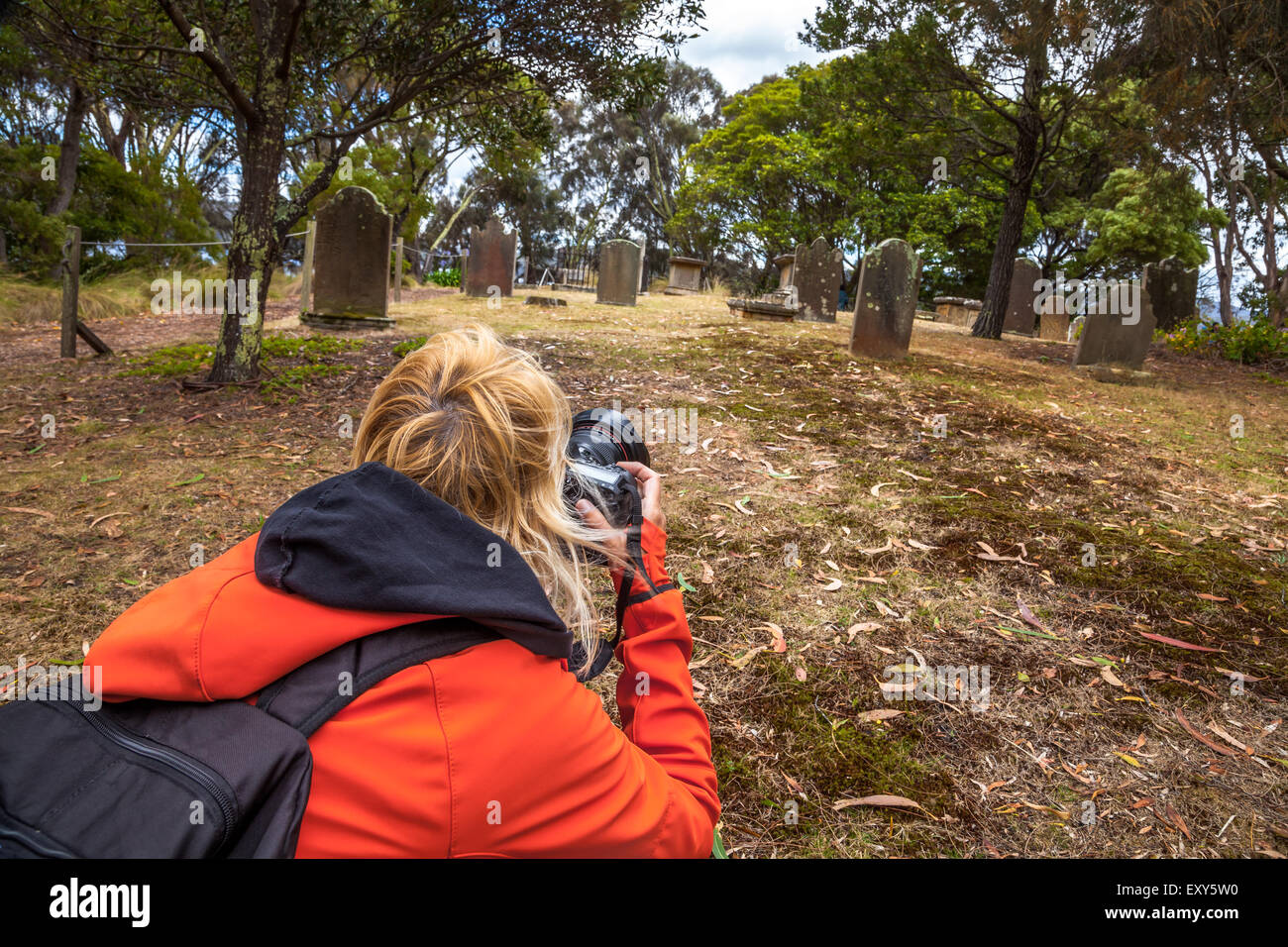 Fotografo di viaggio Foto Stock