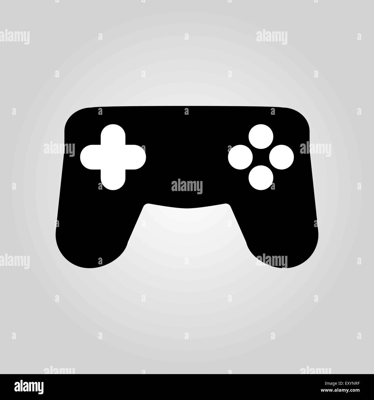 Il gamepad icona. Simbolo di gioco. Appartamento Illustrazione Vettoriale