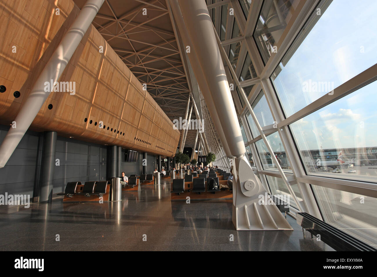 Zurich Airport Lounge di partenza Foto Stock