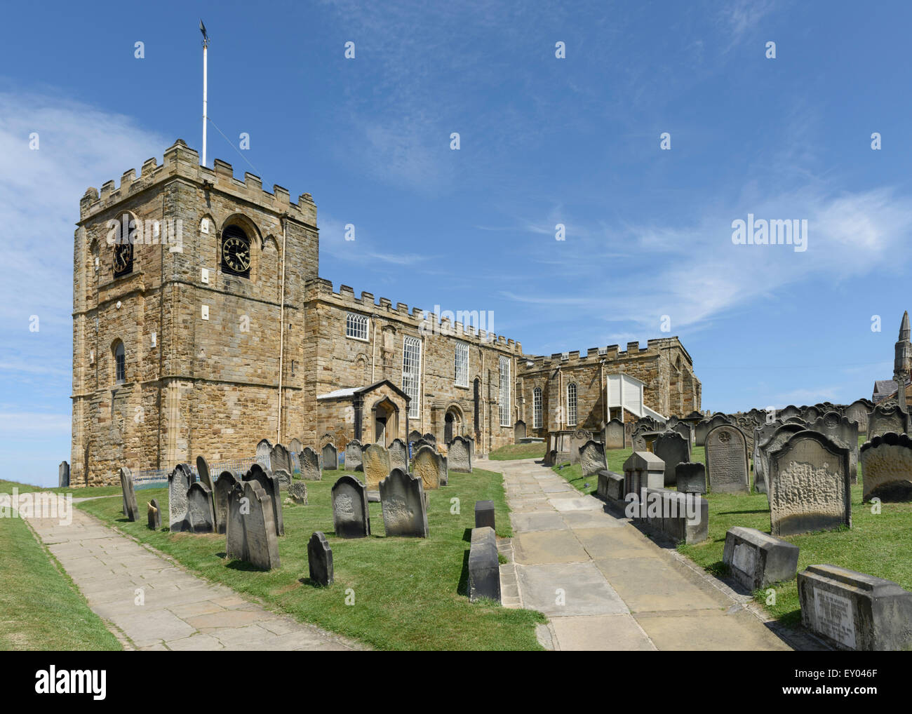 La chiesa di Saint Mary Whitby Foto Stock