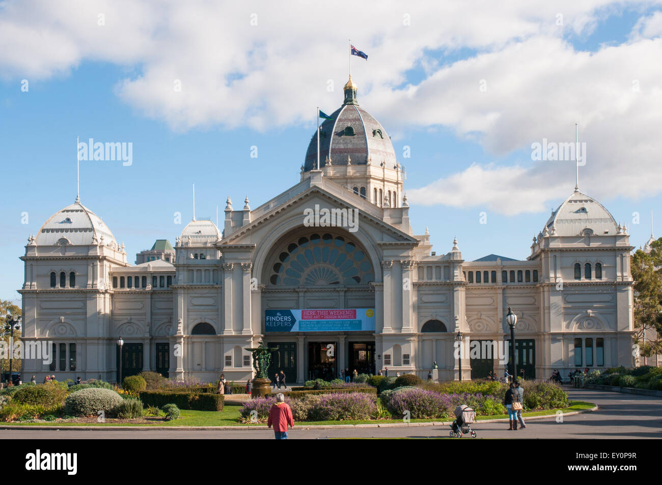 Royal Exhibition Building (1880), Melbourne, Australia Foto Stock