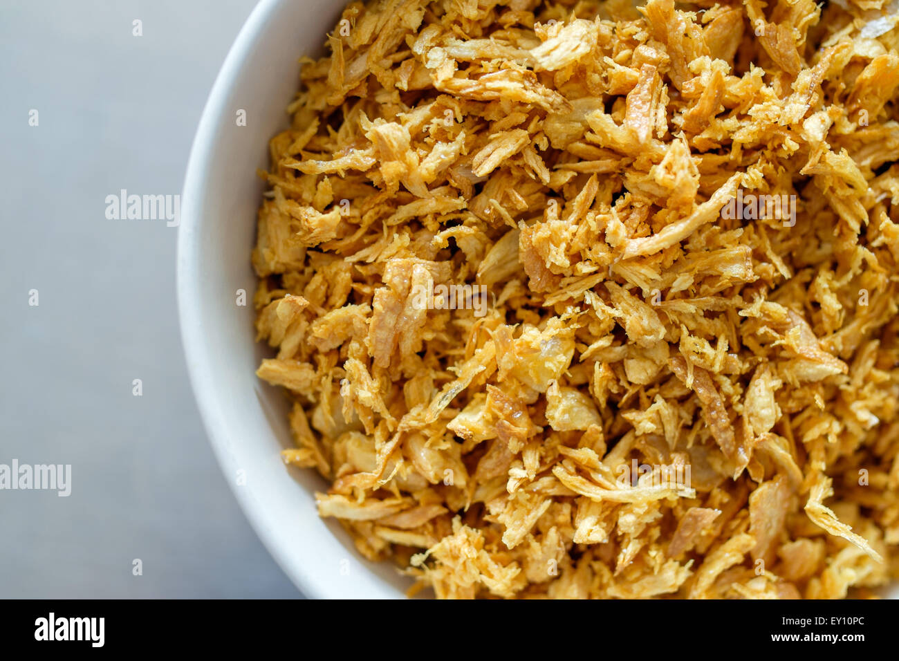 Profondo fritto aglio Foto Stock