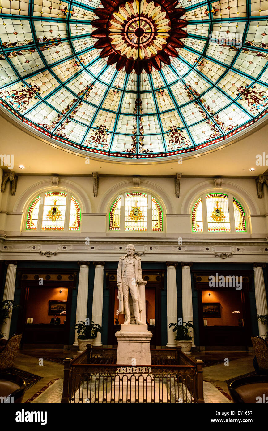 Il Palm Court, il Jefferson Hotel, 101 West Franklin Street, Richmond, Virginia Foto Stock
