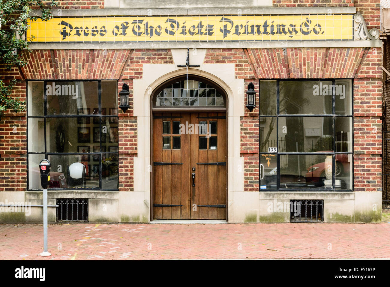 Dietz premere Stampa Edificio, 109 West Cary Street, Richmond, Virginia Foto Stock