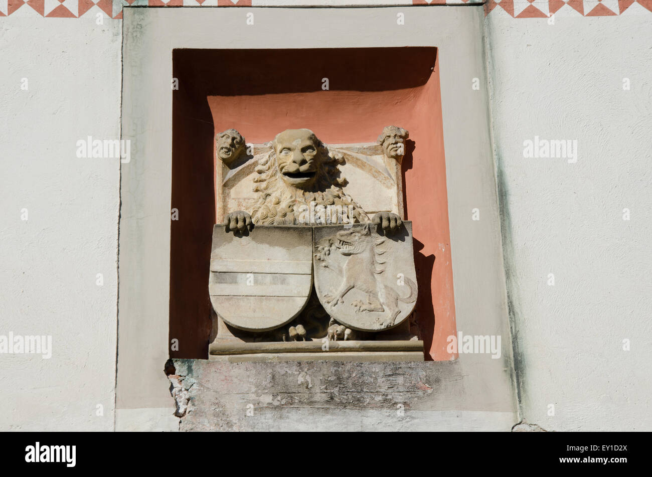 Veste Oberhaus è una fortezza che è stata fondata nel 1219 e, per la maggior parte del suo tempo, servita come roccaforte del Vescovo di Passau Foto Stock