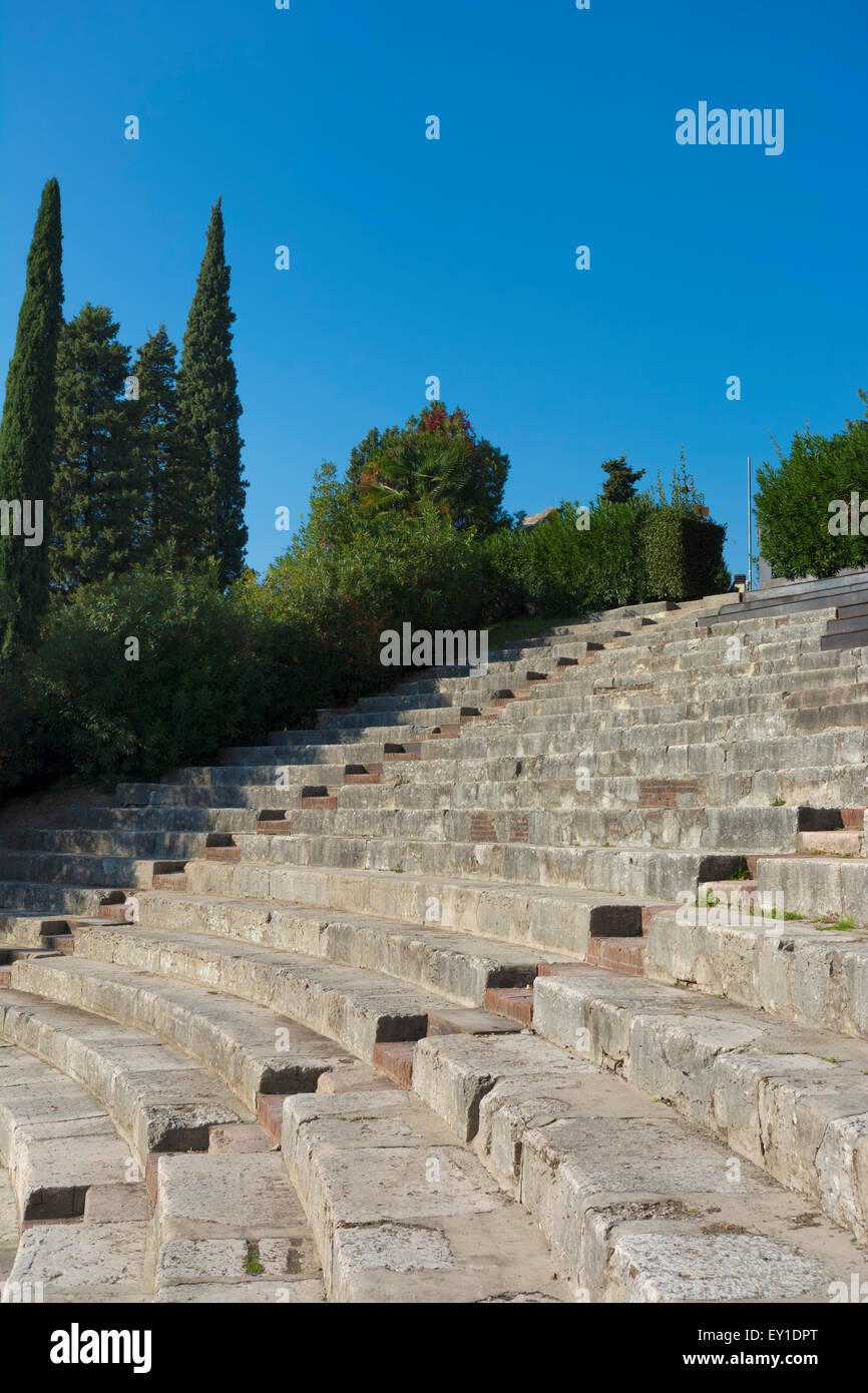 Il teatro romano di Verona (Teatro romano di Verona) Foto Stock