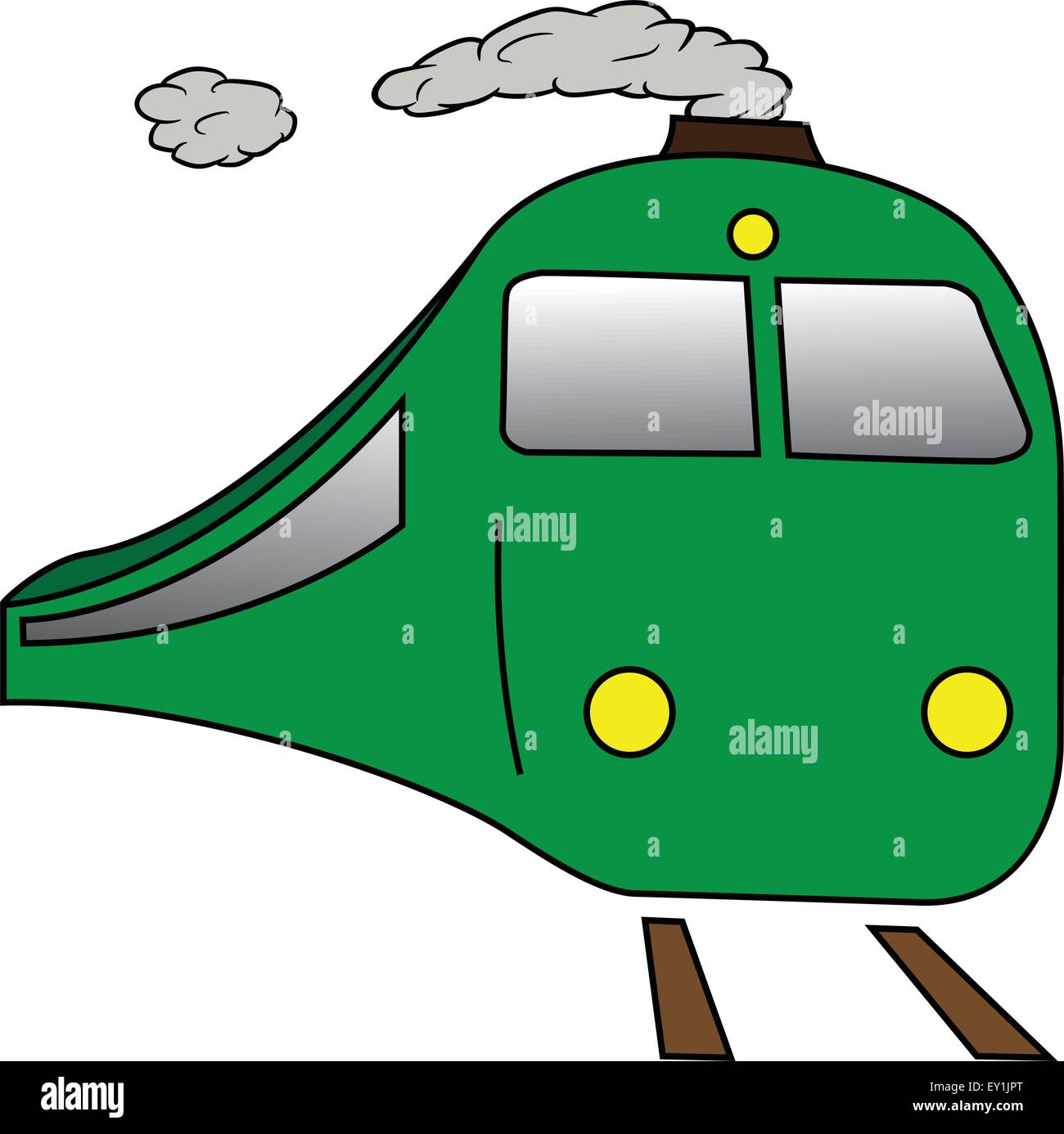 logo di treno Illustrazione Vettoriale