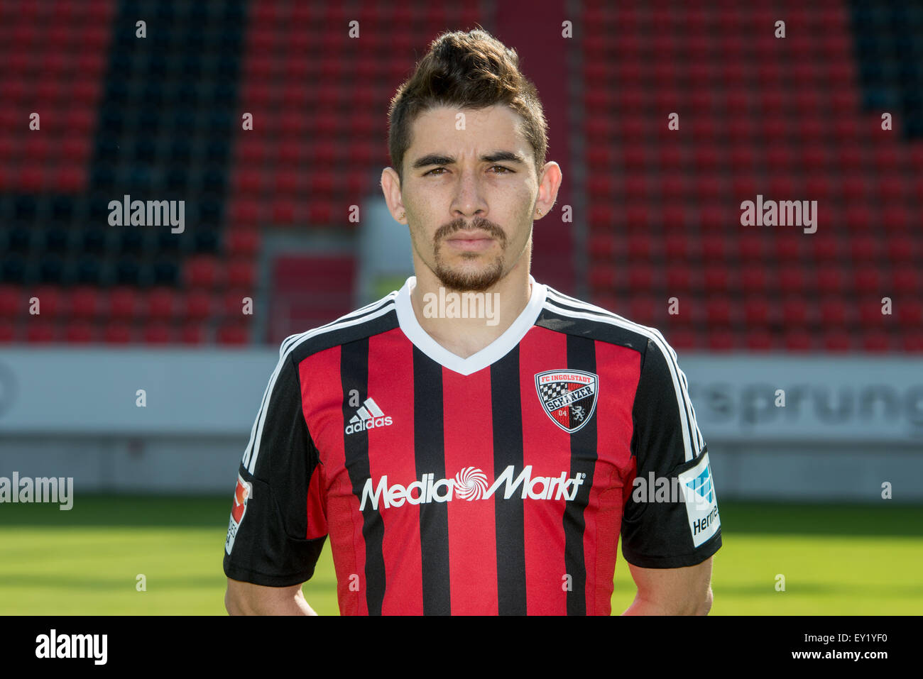 Calcio tedesco Bundesliga 2015/16 - Photocall di FC Ingolstadt 04 il 09 luglio 2015 a Ingolstadt, Germania: Danilo Soares Foto Stock