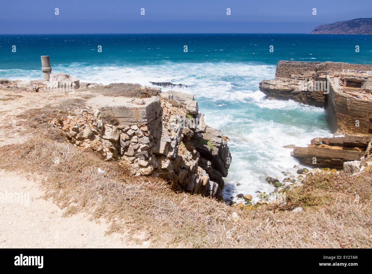 Spiaggia di Guincho a Cascais, Lisbona, Portogallo Foto Stock