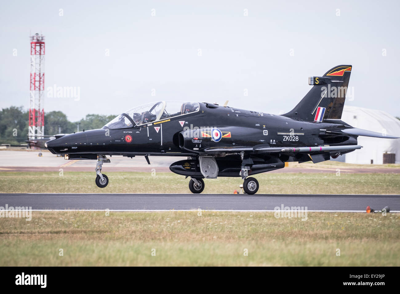 Hawk T2 Display Demo di atterraggio degli aeromobili Foto Stock