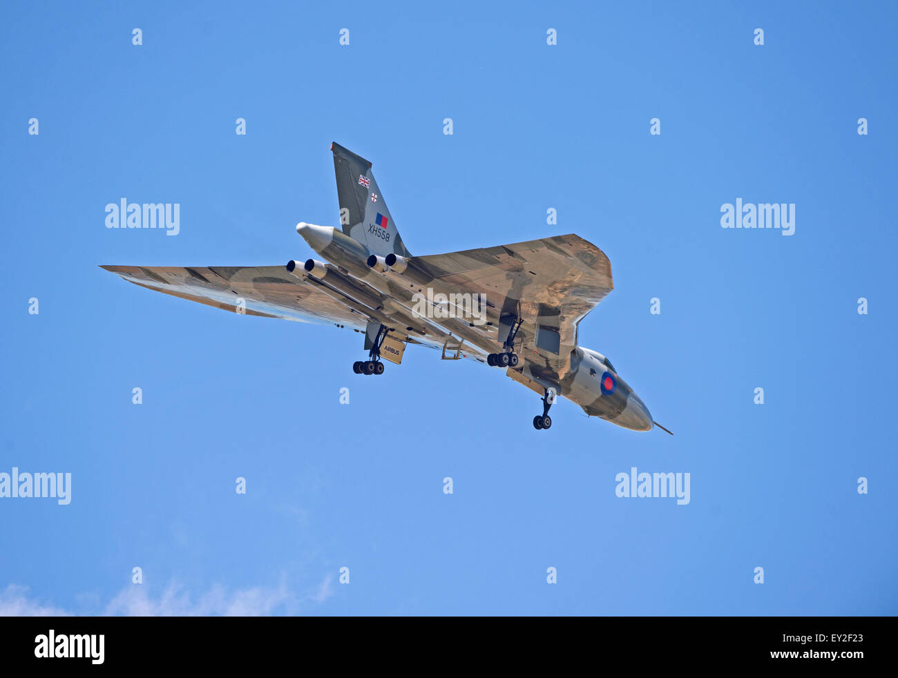 AVRO Vulcan xh588 aspetto finale a RIAT 2015 Foto Stock