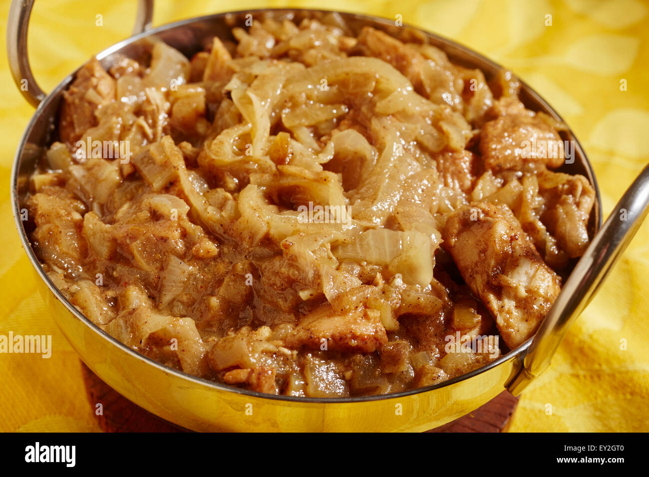 Pollo Dopiaza - un classico British curry house piatto Foto Stock